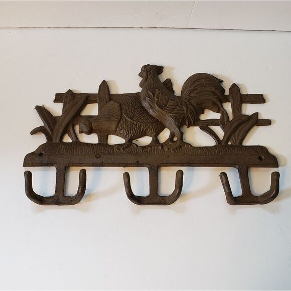 Cast Iron Rooster/Chicken Hook - Picture 2 of 5